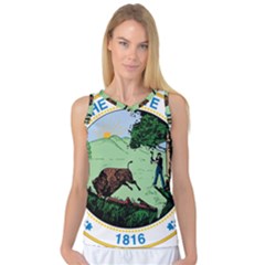 Great Seal Of Indiana Women s Basketball Tank Top by abbeyz71