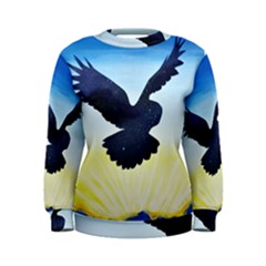 Sunset Owl Women s Sweatshirt