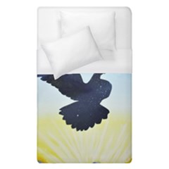 Sunset Owl Duvet Cover (single Size) by lwdstudio