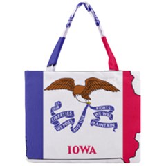 Flag Map Of Iowa Mini Tote Bag by abbeyz71