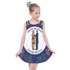 Great Seal Of Kentucky Kids  Summer Dress by abbeyz71