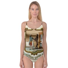 Historical Coat Of Arms Of Kentucky Camisole Leotard 