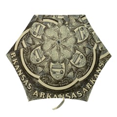 State Seal Of Arkansas, 1853 Mini Folding Umbrellas by abbeyz71