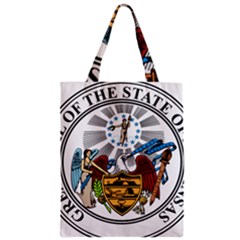 State Seal Of Arkansas Zipper Classic Tote Bag by abbeyz71