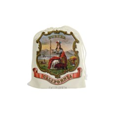 Historical Coat Of Arms Of California Drawstring Pouch (medium) by abbeyz71