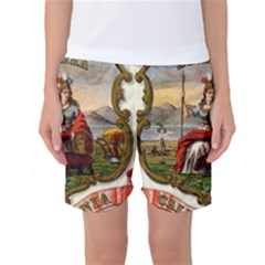 Historical Coat Of Arms Of California Women s Basketball Shorts by abbeyz71