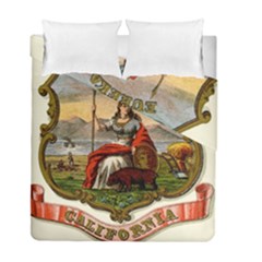 Historical Coat Of Arms Of California Duvet Cover Double Side (full/ Double Size) by abbeyz71