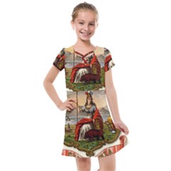 Historical Coat Of Arms Of California Kids  Cross Web Dress by abbeyz71