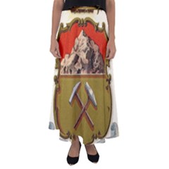 Historical Coat Of Arms Of Colorado Flared Maxi Skirt by abbeyz71