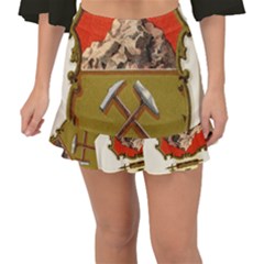 Historical Coat Of Arms Of Colorado Fishtail Mini Chiffon Skirt by abbeyz71