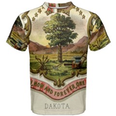 Historical Coat of Arms of Dakota Territory Men s Cotton Tee