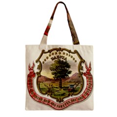 Historical Coat of Arms of Dakota Territory Zipper Grocery Tote Bag