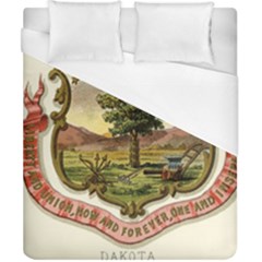 Historical Coat of Arms of Dakota Territory Duvet Cover (California King Size)