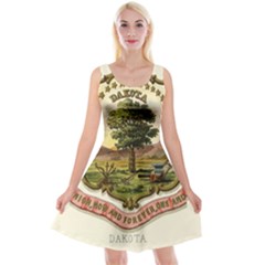 Historical Coat of Arms of Dakota Territory Reversible Velvet Sleeveless Dress