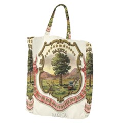 Historical Coat of Arms of Dakota Territory Giant Grocery Tote