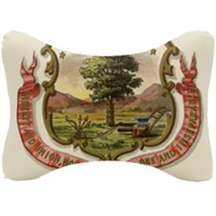 Historical Coat of Arms of Dakota Territory Seat Head Rest Cushion