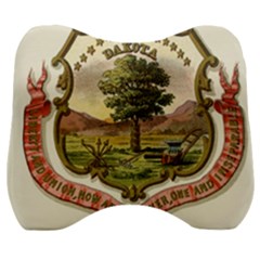 Historical Coat of Arms of Dakota Territory Velour Head Support Cushion