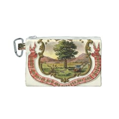 Historical Coat of Arms of Dakota Territory Canvas Cosmetic Bag (Small)