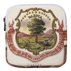 Historical Coat of Arms of Dakota Territory Mini Square Pouch