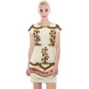 Historical Coat of Arms of Connecticut Cap Sleeve Bodycon Dress View1