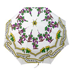 Coat of Arms of Connecticut Folding Umbrellas