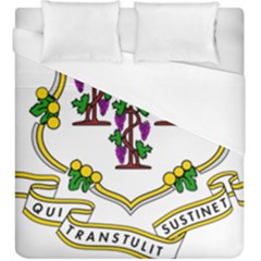 Coat of Arms of Connecticut Duvet Cover (King Size)