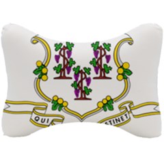 Coat of Arms of Connecticut Seat Head Rest Cushion