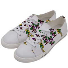 Coat of Arms of Connecticut Women s Low Top Canvas Sneakers