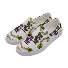 Coat of Arms of Connecticut Women s Canvas Slip Ons