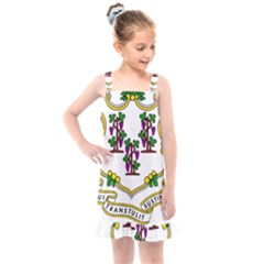 Coat of Arms of Connecticut Kids  Overall Dress