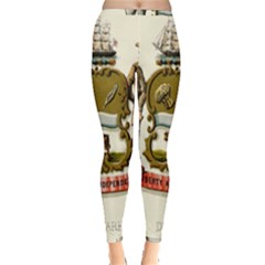 Historical Coat Of Arms Of Delaware Inside Out Leggings by abbeyz71