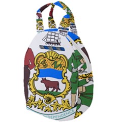 Delaware Coat Of Arms Travel Backpacks by abbeyz71