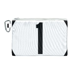 Delaware Route 1 Marker Canvas Cosmetic Bag (large) by abbeyz71