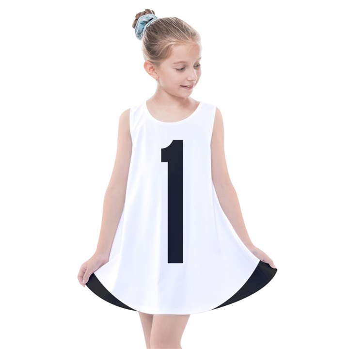 Delaware Route 1 Marker Kids  Summer Dress