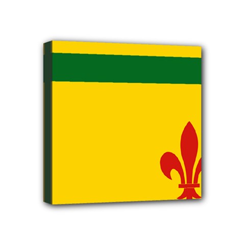 Flag Of The Fransaskois Mini Canvas 4  X 4  (stretched) by abbeyz71