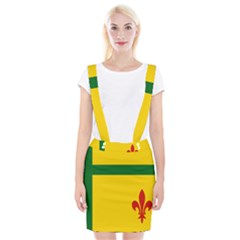 Flag Of The Fransaskois Braces Suspender Skirt by abbeyz71