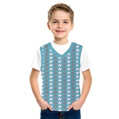 Swan Herd Houndstooth Pattern  Kids  Sportswear by emilyzragz