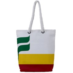 Flag Of Franco-manitobans Full Print Rope Handle Tote (small) by abbeyz71