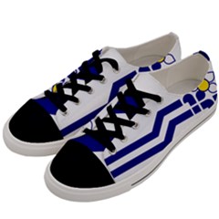 Flag Of The Franco-columbians Men s Low Top Canvas Sneakers by abbeyz71