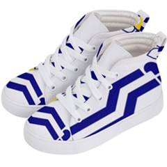 Flag Of The Franco-columbians Kid s Hi-top Skate Sneakers by abbeyz71