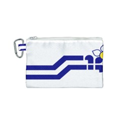 Flag Of The Franco-columbians Canvas Cosmetic Bag (small) by abbeyz71