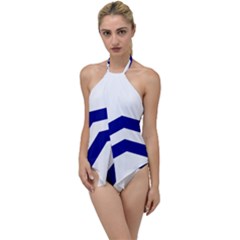 Flag Of The Franco-columbians Go With The Flow One Piece Swimsuit by abbeyz71