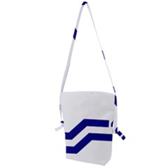 Flag Of The Franco-columbians Folding Shoulder Bag by abbeyz71