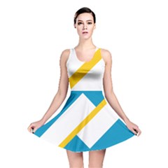 Flag Of The Franco-yukonnais Reversible Skater Dress by abbeyz71