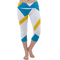 Flag Of The Franco-yukonnais Capri Yoga Leggings by abbeyz71