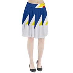 Franco Terreneuviens Flag Pleated Skirt by abbeyz71