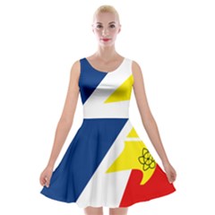 Franco Terreneuviens Flag Velvet Skater Dress by abbeyz71