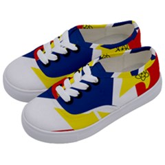 Franco Terreneuviens Flag Kids  Classic Low Top Sneakers by abbeyz71