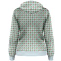 Amphibians Hopping Houndstooth Pattern Women s Pullover Hoodie View2