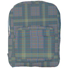 Plaid Pencil Crayon Pattern Full Print Backpack by emilyzragz